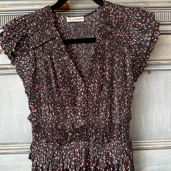 Ulla Johnson Jolee dress in Noir Floral Size 2 - Picture 6 of 12